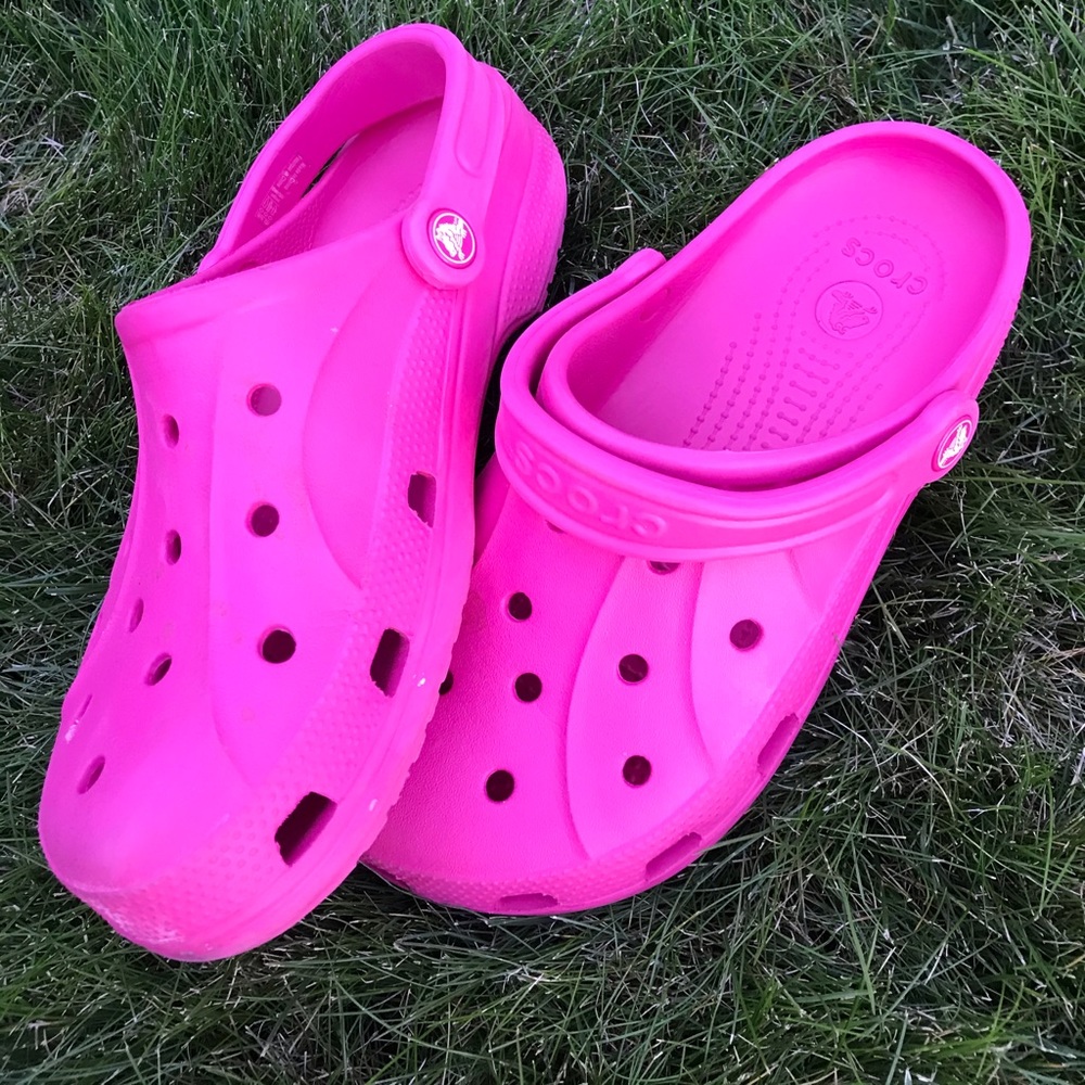 Hot Pink Crocs